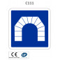 Panneau C111 Entrée d'un tunnel