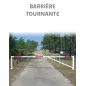 Barrière tournante réglable de 3 à 4,75 mètres