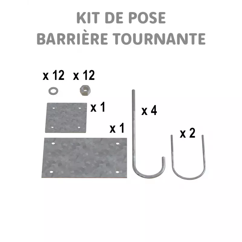 Kits de pose barrières tournantes