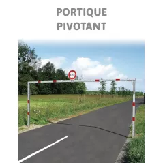 Portique pivotant hauteur 2,20 mètres
