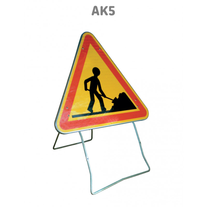 Panneau Temporaire Mobile AK5 Travaux