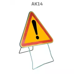 Panneau Temporaire Mobile AK14 Danger