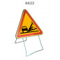 Panneau Temporaire Mobile AK22 Projection de gravillons