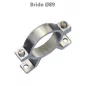 Brides de fixation pour poteau D. 89 mm