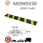 Ralentisseur monobloc 50 mm MONO-V30