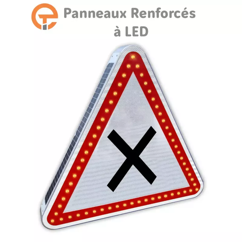 Panneaux d'Intersection et de Priorité renforcés à LED Type AB