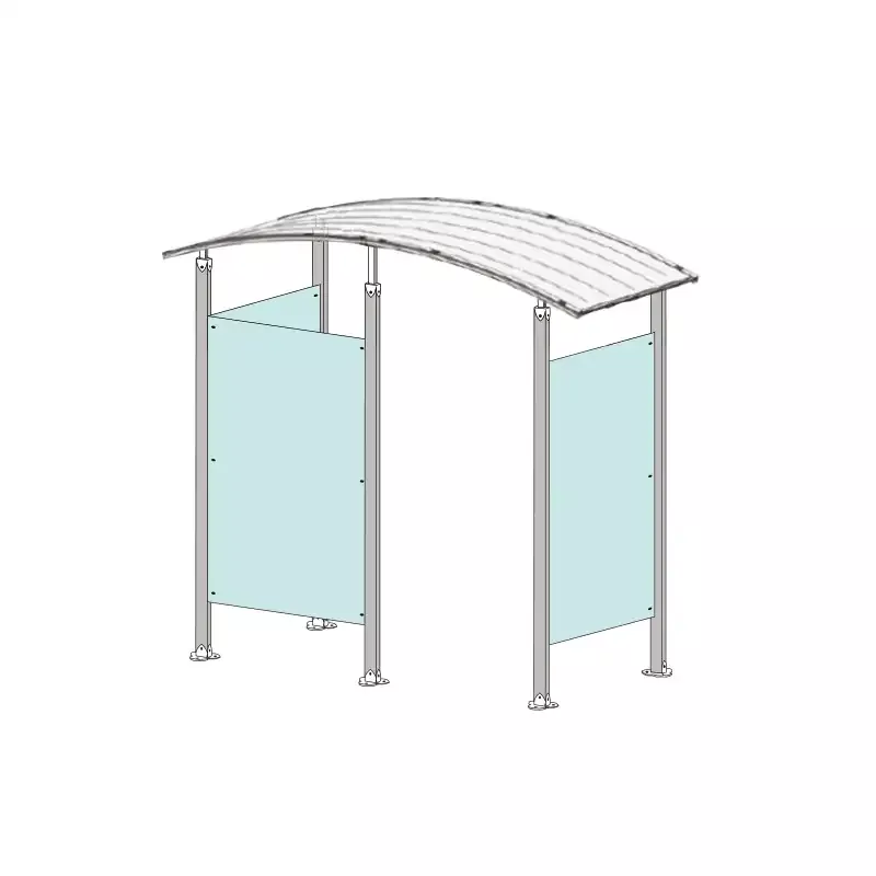 Abri Fumeurs modulable DESIGN acier