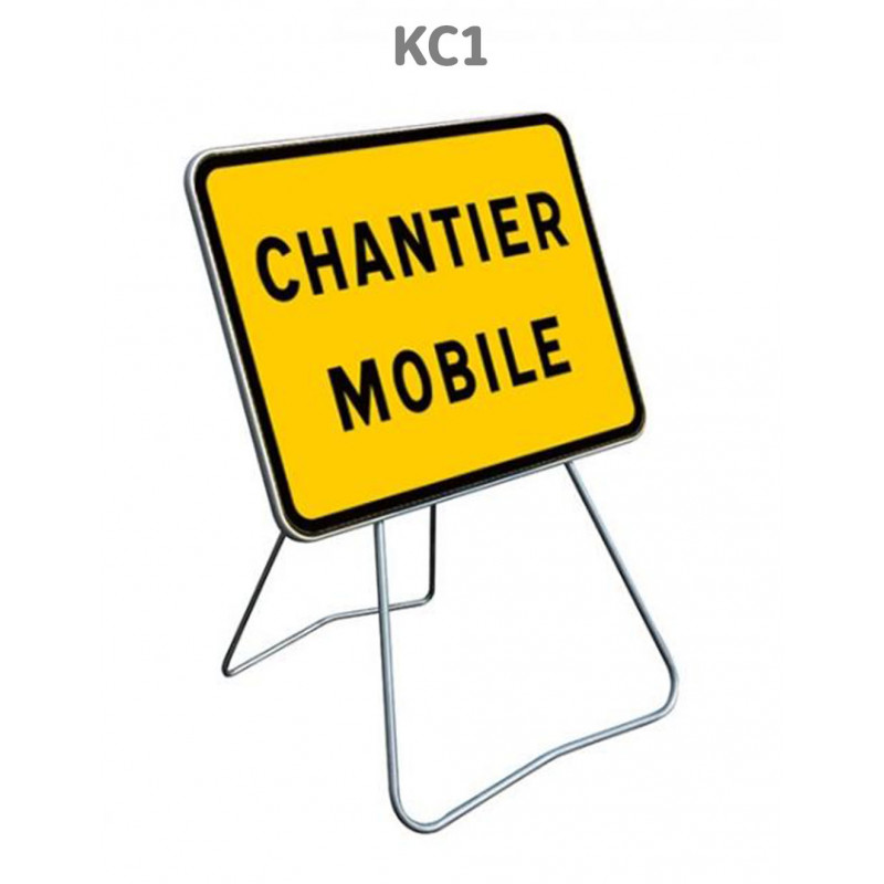 Panneau Temporaire KC1 Chantier Mobile