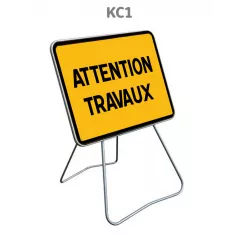 Panneau Temporaire KC1 Attention travaux