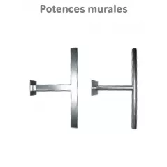 Potence murale pour panneau de signalisation