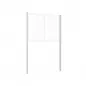 Poteaux 60 x 40 mm pour vitrines 2 à 9 feuilles A4