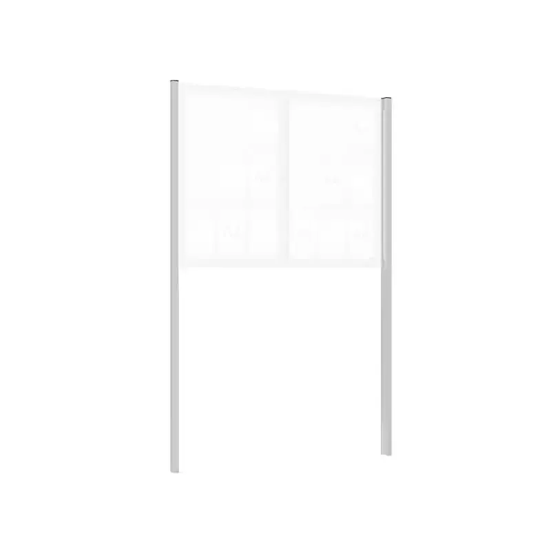 Poteaux 60 x 40 mm pour vitrines 8 à 18 feuilles A4
