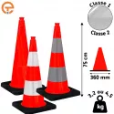 Cône de signalisation K5A 75 cm lesté