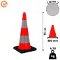 Cône de signalisation K5A 75 cm lesté