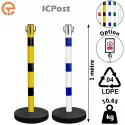 Poteau de balisage ICPost lesté 10 kg