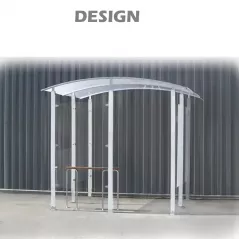 Abri Fumeurs modulable DESIGN acier