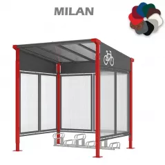 Abri Vélos collectivités et entreprises MILAN