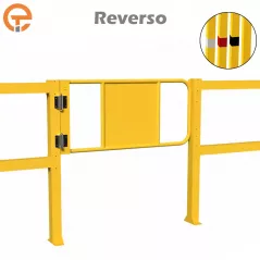 Portillon sécurité piétons REVERSO® sur poteau