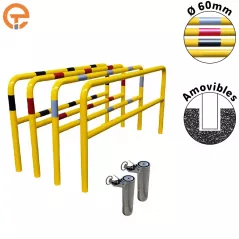 Barrières de protection amovibles D.60 mm