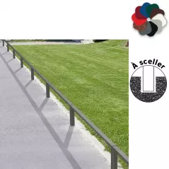 Arceau de bordure 50 x 30 mm à sceller hauteur 300 mm