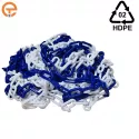Chaîne plastique de signalisation bleu blanc 25 mètres