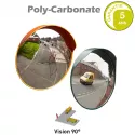 Miroirs convexes multi-usages avec casquette anti pluie