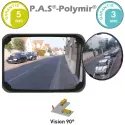 Miroir routier multi-usages cadre noir