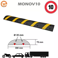 Ralentisseur monobloc 75 mm MONO-V10
