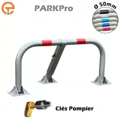 Barrière de parking PARKPro serrure clé pompier