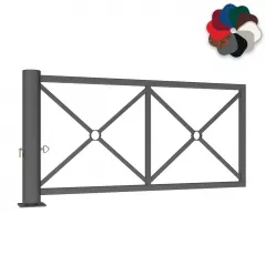 Barrière d’accès tournante Croix Saint André