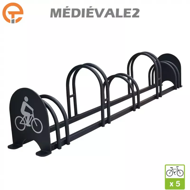 Râtelier Support Vélos MEDIEVALE 5 places