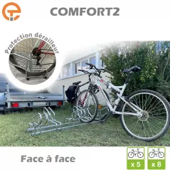 Râtelier Support vélos face à face COMFORT2