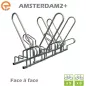Râtelier Support vélos face à face sur 2 niveaux AMSTERDAM2+ avec arceaux antivol