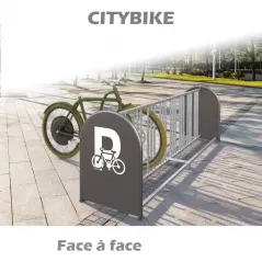 Rack support 16 vélos double face CITYBIKE