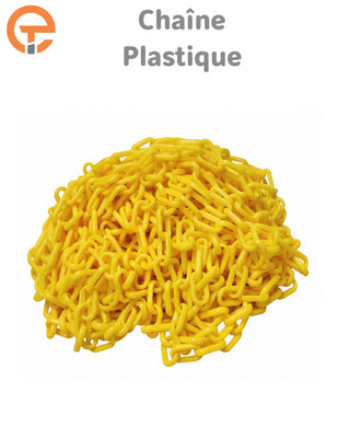 Chaîne de Signalisation Jaune Ø 8mm - EQUIPEMENTECH