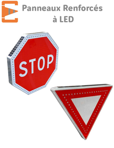 Pancarte Stop lumineuse - Solaire