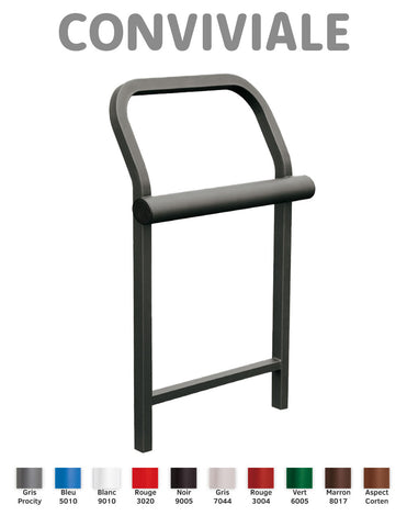 Assis debout CONVIVIALE Largeur 760mm