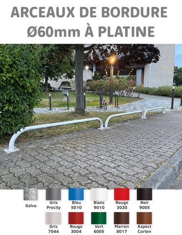 Butée de parking PVC LxLxH=540x150x101mm de caoutchouc choc