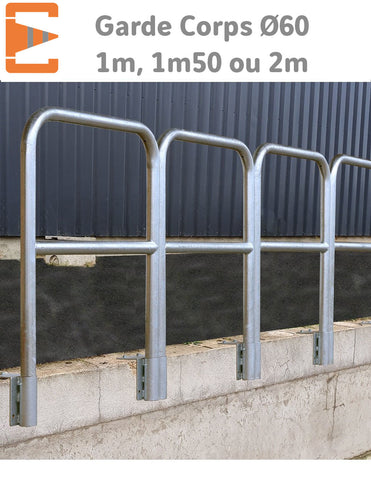 Barrière de protection 1000 x 1000 mm diamètre 60mm- Espace Equipement