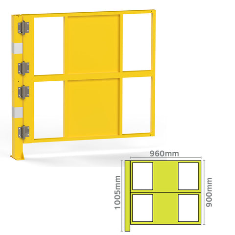 Barrière de protection à sceller Ø 40 mm - 2 mètres - Acier zingué