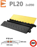 Passe Câble PL20 - 2 Canaux 90 mm-20T