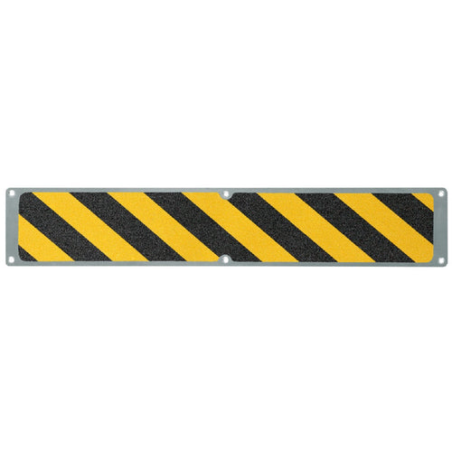 Plaques Antidérapantes coloris noir/jaune en Aluminium - EQUIPEMENTECH