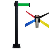 Poteau de Guidage à Sangle EVOLYS Noir à fixer