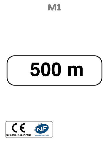 Panonceau de Distance M1