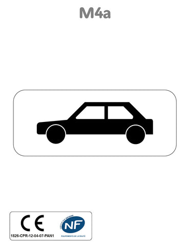Panonceau Voiture M4a