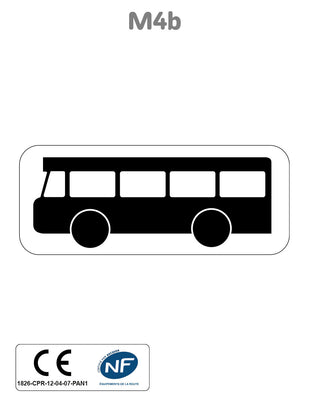 Panonceau Bus M4b