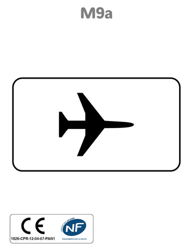 Panonceau Aire de Danger Aérien M9a