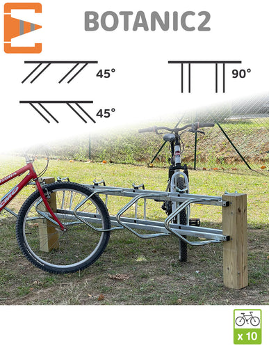 Racks Range Vélos Modulaires BOTANIC2 à 90° ou 45°