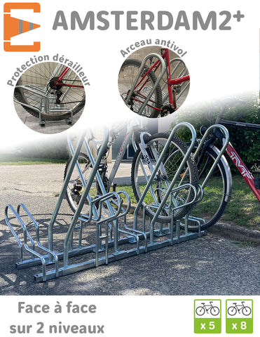 Range-vélo mural - WRK - Madrax/Thomas Steele - en acier galvanisé