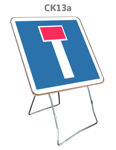 Panneau Temporaire CK13a Impasse ou Voie sans issue